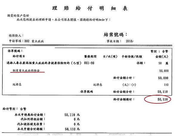 遠雄 一期理賠.jpg 遠雄 一期理賠.jpg