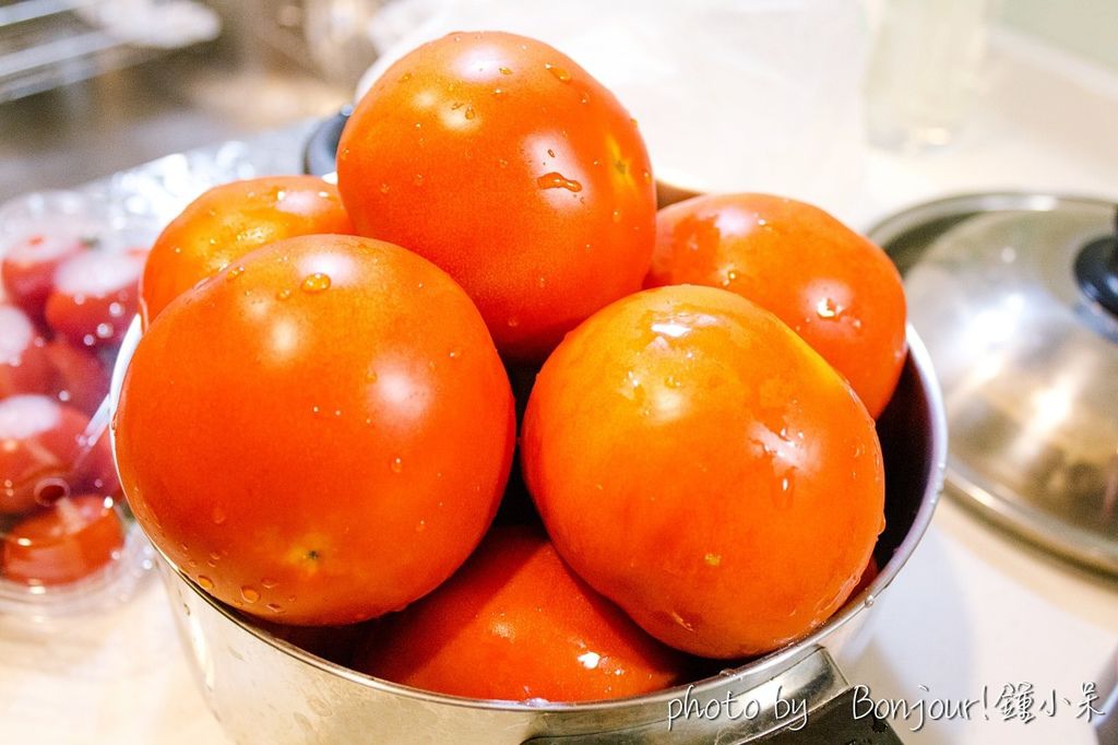 糖漬番茄-洗好的番茄