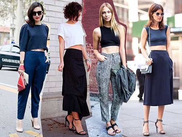 crop top trend 2014 outfits fashion blog bloggers wearing crop tops street style streetstyle.jpg