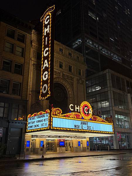 美國 Chicago-24 離開旅館、芝加哥劇院Chicag
