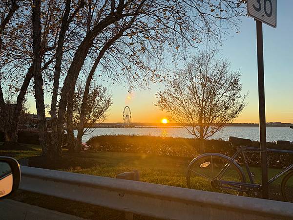 美國 華盛頓近郊 MD National Harbor 看日