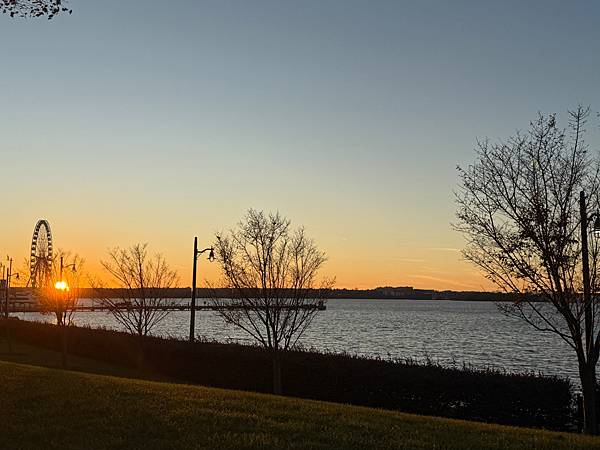美國 華盛頓近郊 MD National Harbor 看日