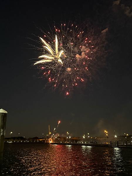 美國 華盛頓近郊 MD National Harbor 看煙
