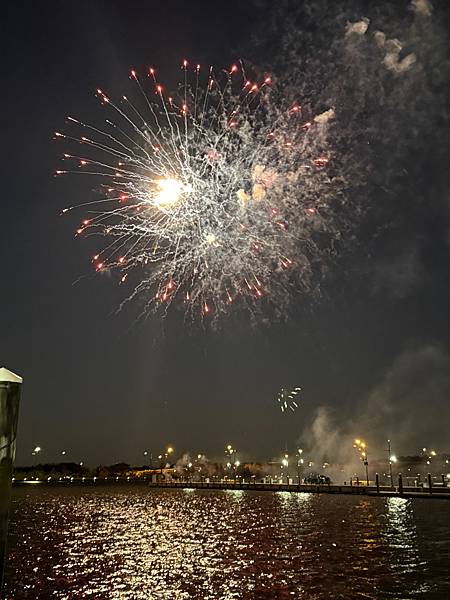 美國 華盛頓近郊 MD National Harbor 看煙