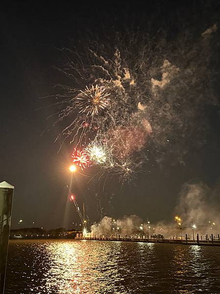 美國 華盛頓近郊 MD National Harbor 看煙