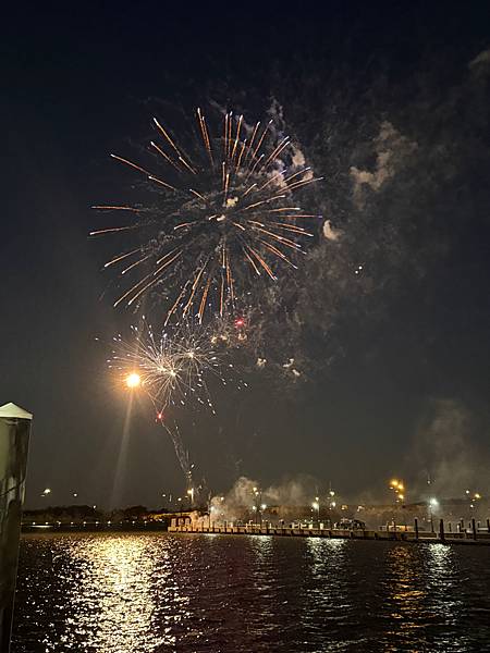 美國 華盛頓近郊 MD National Harbor 看煙