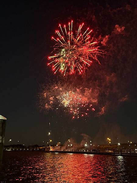 美國 華盛頓近郊 MD National Harbor 看煙