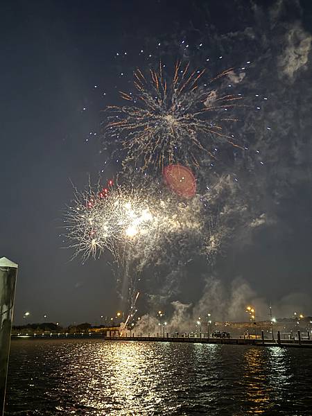 美國 華盛頓近郊 MD National Harbor 看煙