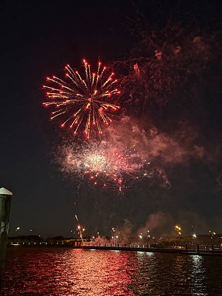 美國 華盛頓近郊 MD National Harbor 看煙