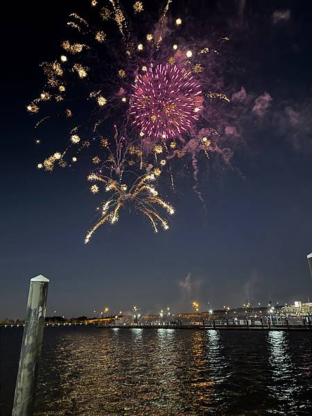美國 華盛頓近郊 MD National Harbor 看煙