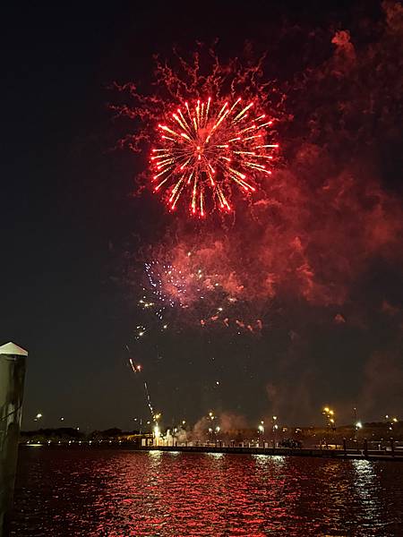 美國 華盛頓近郊 MD National Harbor 看煙