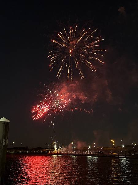 美國 華盛頓近郊 MD National Harbor 看煙
