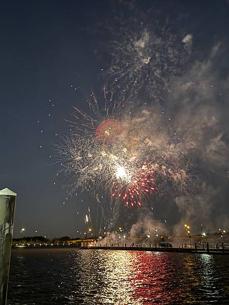 美國 華盛頓近郊 MD National Harbor 看煙