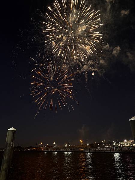 美國 華盛頓近郊 MD National Harbor 看煙