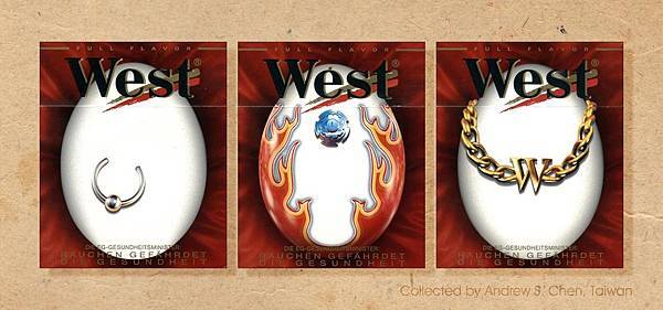 West, Grazy Eggs Edition限量版菸盒-