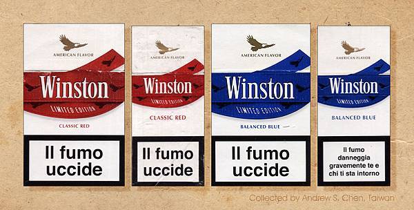 Winston義大利販售限量版菸盒-10