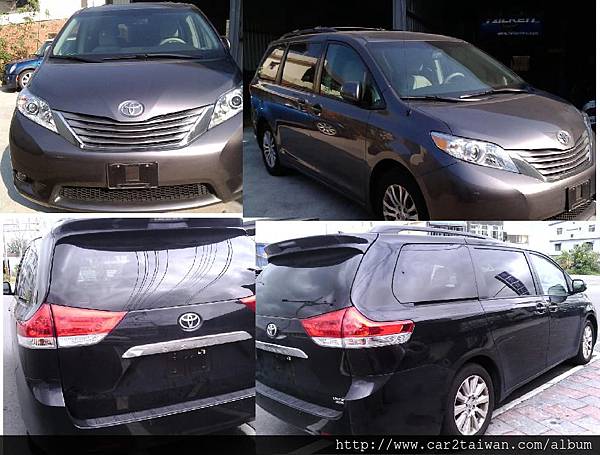 TOYOTA SIENNA空間大,在加拿大或美國的華人家庭只要是有小孩的都會選擇這樣的保母車箱型車來代步 TOYOTA SIENNA空間大,在加拿大或美國的華人家庭只要是有小孩的都會選擇這樣的保母車箱型車來代步