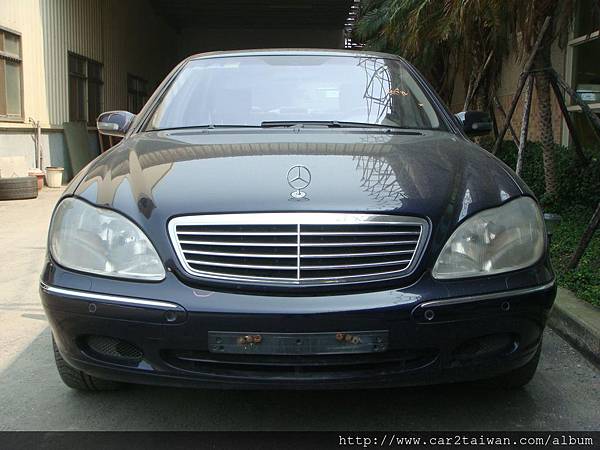 賓士BENZ S500，非大陸製造也非大陸組裝，道道地地就是德國進口的車