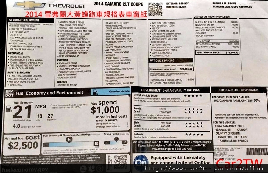 Window sticker