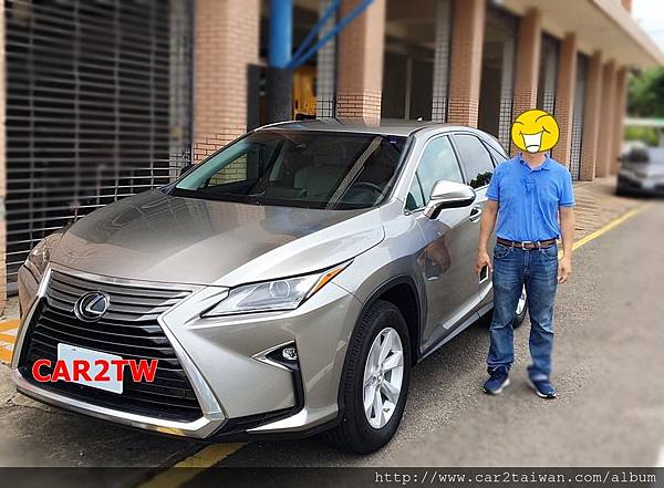 2017 Lexus RX350車主領牌照片