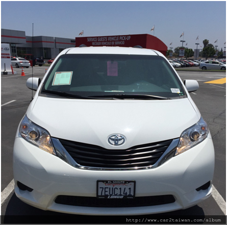 自辦進口車Toyota Sienna 3.5 LE 自辦進口車Toyota Sienna 3.5 LE