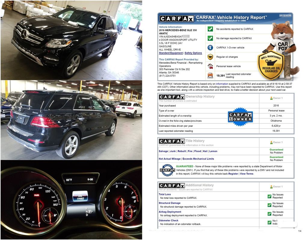 在美國上買車網站買賓士GLE 350休旅車是相當簡單的事,可是如何在買車網站上如何確認車況呢? 網路的車商有的會提供Carfax報告或是Autocheck報告,為什麼要查詢外匯車Carfax報告?什麼是進口車Autocheck報告呢? 想要買美國外匯車的朋友一定要了解,下圖為Car2TW代辦進口的2016年賓士GLE 350休旅車及Carfax報告, 從2016年賓士GLE 350的Carfax報告可以看到里程表的紀錄也就可以發現有沒有被調過里程表, 也可以從Carfax報告看到這台車是不是有禍事故, Car2TW建議一定要查詢最新美規車Carfax報告喔,因為只有最新報告才能反映真實情況, 台灣外匯車商常常拿Autocheck分數來跟消費者證明說這台車的車況很好, 事實上,Autocheck分數並沒有多大意義,千萬不要被Autocheck分數騙了。 在美國上買車網站買賓士GLE 350休旅車是相當簡單的事,可是如何在買車網站上如何確認車況呢? 網路的車商有的會提供Carfax報告或是Autocheck報告,為什麼要查詢外匯車Carfax報告?什麼是進口車Autocheck報告呢? 想要買美國外匯車的朋友一定要了解,下圖為Car2TW代辦進口的2016年賓士GLE 350休旅車及Carfax報告, 從2016年賓士GLE 350的Carfax報告可以看到里程表的紀錄也就可以發現有沒有被調過里程表, 也可以從Carfax報告看到這台車是不是有禍事故, Car2TW建議一定要查詢最新美規車Carfax報告喔,因為只有最新報告才能反映真實情況, 台灣外匯車商常常拿Autocheck分數來跟消費者證明說這台車的車況很好, 事實上,Autocheck分數並沒有多大意義,千萬不要被Autocheck分數騙了。