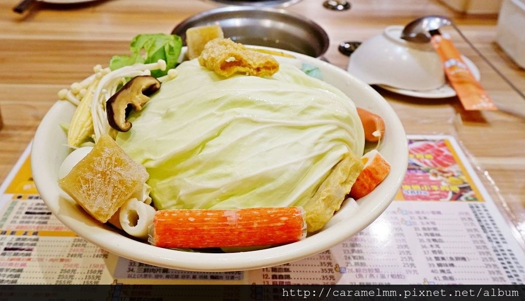 錢都日式涮涮鍋(頭份尚順店) 菜盤