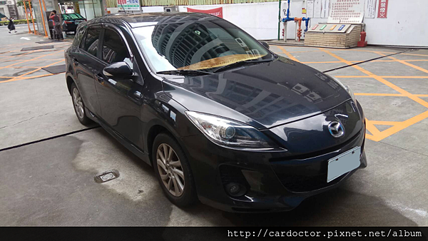 MAZDA馬自達汽車2013 MAZDA3 五門2.0頂級款台北市古車估價實例，MAZDA馬自達汽車中古車行情及車輛介紹。