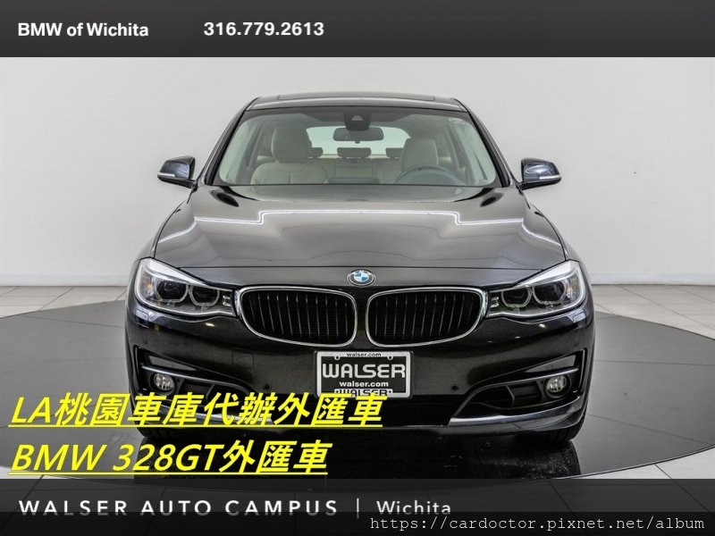 代購一部BMW 328GT外匯車帶回台灣，Bought in