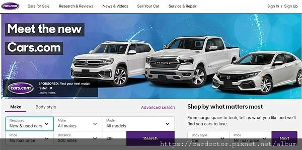 【美國中古車購車網站】CARS.COM