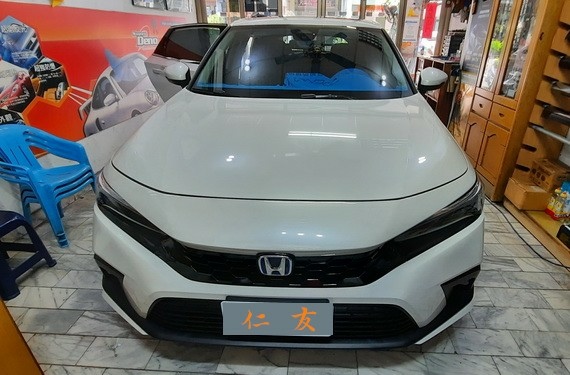 台南仁友汽車玻璃_隔熱紙-Honda CIVIC 11代 高