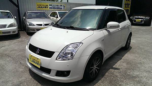 【佳世達汽車】2008年 SUZUK SWIFT 1.5 GLX 白色 0986996997 阿田