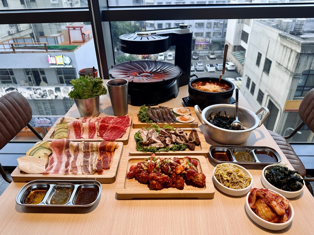 [廣宣] 桃園 無油煙CP值高的燒桶子韓食烤肉餐廳