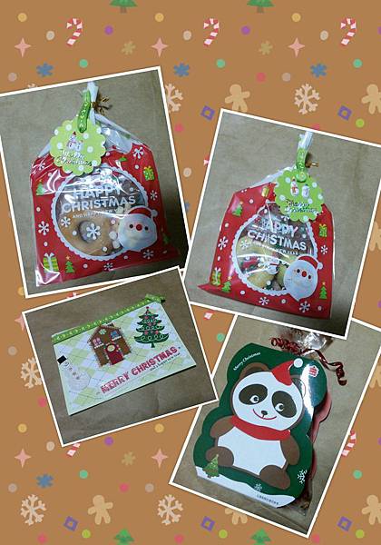 2013.12.24聖誕小卡和小禮包裝