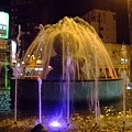 花蓮夜市的噴水池