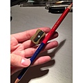 TOMBOW雙色鉛筆,黃銅削筆器