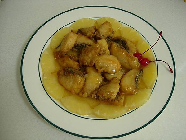 24.桔汁鳳梨魚