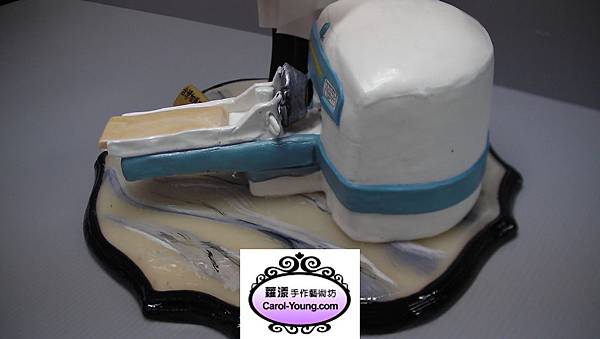 蘿漾客製Q版寫實公仔 台灣加馬刀之父 潘宏碁醫師 台北榮總加馬刀團隊 贈