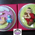 學生楊舒婷-人形蛋糕裝飾課程-親親寶貝&周歲彌喜蛋糕-20130524