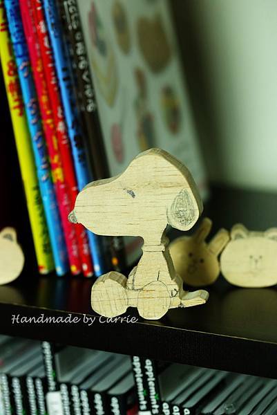 Unfinished Wooden Snoopy Ornament 010114