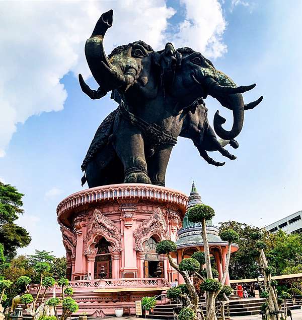 泰國曼谷】三頭象神博物館The Erawan Museum｜Mae Varee Fruit Shop