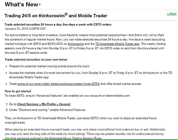 2018 美股投資 美股券商td Ameritrade 中文化介面 重磅推出24小時交易 Gofortrading Go 交易 Deepdiscounttrading 極度折扣交易 最佳海外美股etf 外匯期貨交易平台 痞客邦