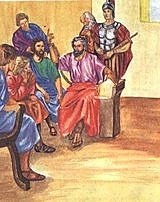 Apostle Paul in Roman jail保羅在羅馬監獄www wellsofgrace com.jpg