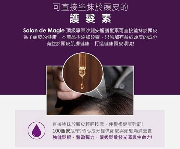 可瑞絲蜂膠活力光澤洗髮精 SALON DE MAGIE頂級專業沙龍安瓶護髮素  (4).jpg