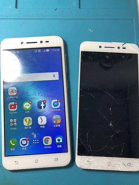 ASUS ZenFone Live面板破裂 ASUS ZenFone Live面板破裂