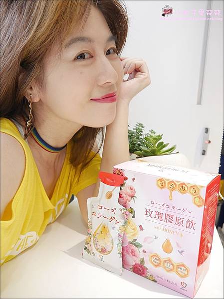 拒當菜菜子YAZUYA雅滋養玫瑰膠原飲 帶來玫瑰般柔美好氣色