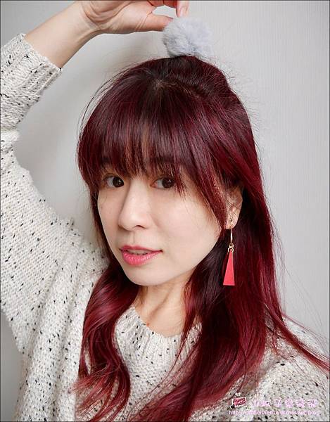 美髮台北車站染髮推薦馬克老師 莓果髮色更輕盈立體質感「V秀造型髮藝」