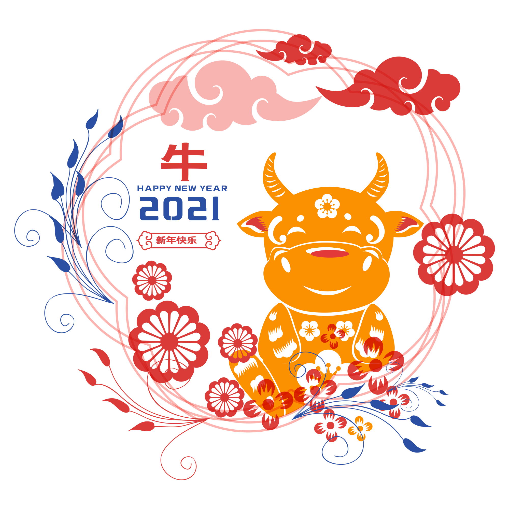 牛年賀卡 牛年吉祥話 牛年圖案 牛年紅包袋 牛年素材 牛年日曆 靈王問路 痞客邦