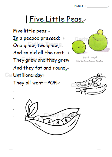 Five Little Peas Rhyme Worksheet.png