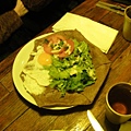 鹹的  one main dish crepe +  one dessert crepe + 1 cup of apple cidre = 11 or 12 EURO